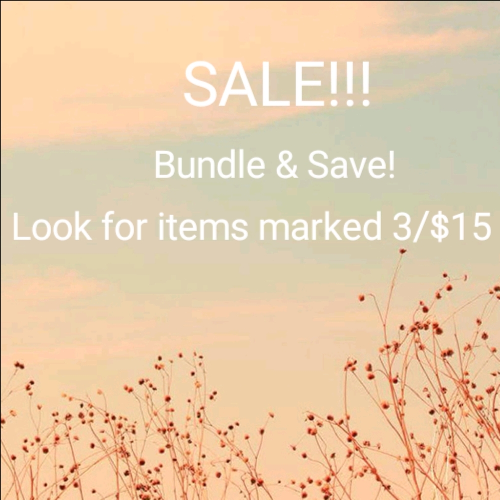 All items marked 3/$15
